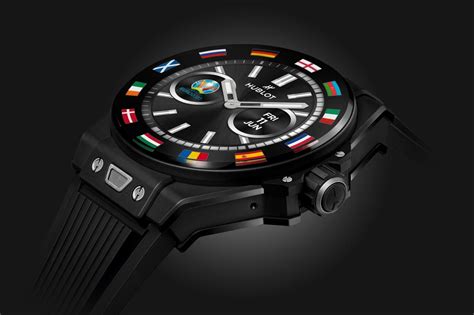 Watching Euro 2020 final with the Hublot Big Bang e UEFA 